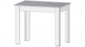 КАЙ Стол (цемент светлый/белый) в Стрежевом - strezevoi.ok-mebel.com | фото