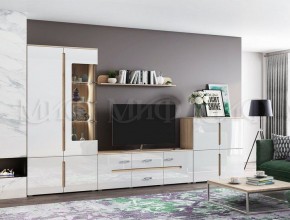 КИМ Тумба 4-х створчатая (белый) в Стрежевом - strezevoi.ok-mebel.com | фото 4