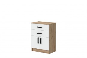 Комод Эконом (Дуб Крафт золотой/Белый текстурный) в Стрежевом - strezevoi.ok-mebel.com | фото