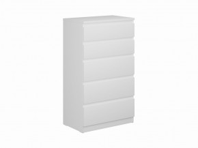 Комод КАСТОР с пятью ящиками, цвет белый в Стрежевом - strezevoi.ok-mebel.com | фото
