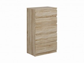 Комод КАСТОР с пятью ящиками, цвет Дуб Сонома в Стрежевом - strezevoi.ok-mebel.com | фото