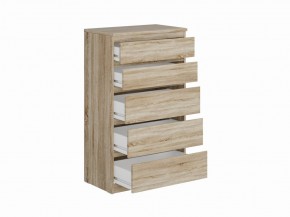 Комод КАСТОР с пятью ящиками, цвет Дуб Сонома в Стрежевом - strezevoi.ok-mebel.com | фото 2