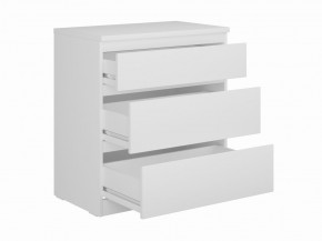 Комод КАСТОР с тремя ящиками, цвет белый в Стрежевом - strezevoi.ok-mebel.com | фото 2