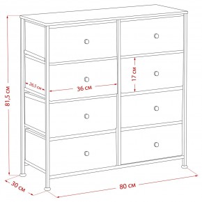 Комод Leset Линкс 8 ящиков (МДФ) в Стрежевом - strezevoi.ok-mebel.com | фото 12