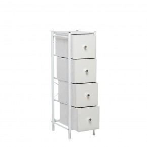 Комод Leset Нирита/Хайди узкий 4 ящика в Стрежевом - strezevoi.ok-mebel.com | фото 3