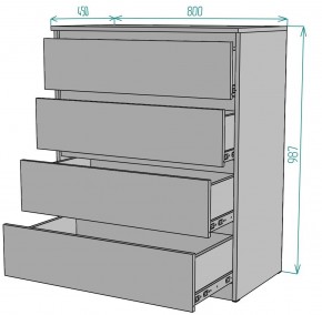 Комод Мальта K112 в Стрежевом - strezevoi.ok-mebel.com | фото 2