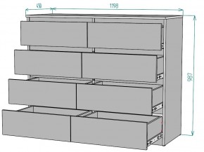 Комод Мальта K133 в Стрежевом - strezevoi.ok-mebel.com | фото 2