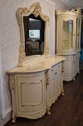 Комод с зеркалом Джоконда (крем) в Стрежевом - strezevoi.ok-mebel.com | фото 2