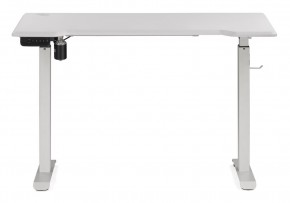 Компьютерный стол Маркос с механизмом подъема 120х75х75 белый / шагрень белая в Стрежевом - strezevoi.ok-mebel.com | фото 2