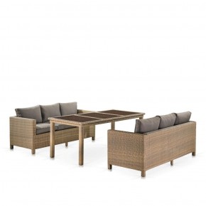 Комплект плетеной мебели T365/S65B-W65 Light Brown в Стрежевом - strezevoi.ok-mebel.com | фото