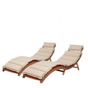 Комплект шезлонги и столик AFM-803A-T133 Beige (2+1) в Стрежевом - strezevoi.ok-mebel.com | фото 2