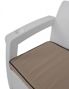 Комплект уличной мебели Yalta Premium Terrace Set (Ялта) белый (+подушки под спину) в Стрежевом - strezevoi.ok-mebel.com | фото 5