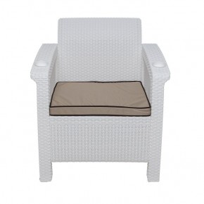 Комплект уличной мебели Yalta Premium Terrace Set (Ялта) белый (+подушки под спину) в Стрежевом - strezevoi.ok-mebel.com | фото 6