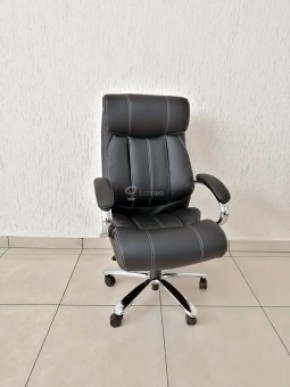 Кресло Barneo K-303 для руководителя (черная экокожа) в Стрежевом - strezevoi.ok-mebel.com | фото