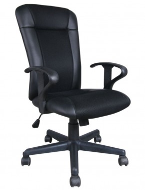 Кресло BRABIX "Optima MG-370" (экокожа/ткань, черное) 531580 в Стрежевом - strezevoi.ok-mebel.com | фото