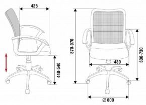 Кресло Бюрократ CH-590SL/BLACK в Стрежевом - strezevoi.ok-mebel.com | фото 4