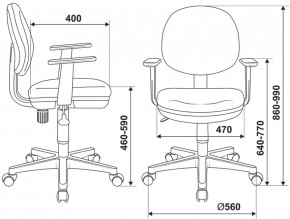 Кресло детское Бюрократ CH-W356AXSN/15-118 салатовый в Стрежевом - strezevoi.ok-mebel.com | фото 3