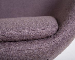 Кресло дизайнерское DOBRIN EGG, серая ткань AF7 в Стрежевом - strezevoi.ok-mebel.com | фото 11