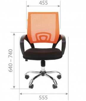 Кресло для оператора CHAIRMAN 696 хром (ткань TW-11/сетка TW-01) в Стрежевом - strezevoi.ok-mebel.com | фото 6