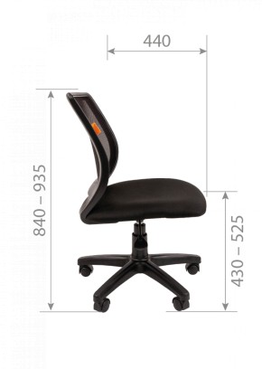 Кресло для оператора CHAIRMAN 699 Б/Л (ткань стандарт/сетка TW-01) в Стрежевом - strezevoi.ok-mebel.com | фото 7