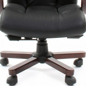 Кресло для руководителя Chairman 421 черный/орех темный, черный в Стрежевом - strezevoi.ok-mebel.com | фото 4