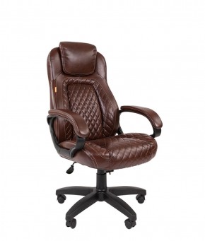 Кресло для руководителя  CHAIRMAN 432 (Экокожа коричневая) в Стрежевом - strezevoi.ok-mebel.com | фото