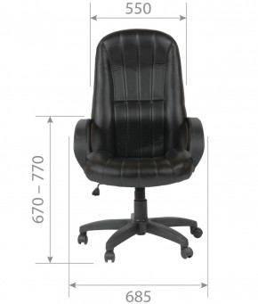 Кресло для руководителя  CHAIRMAN 685 (экокожа черный) в Стрежевом - strezevoi.ok-mebel.com | фото 5