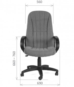 Кресло для руководителя  CHAIRMAN 685 СТ (ткань стандарт 10-356 черная) в Стрежевом - strezevoi.ok-mebel.com | фото 5