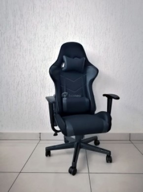 Кресло геймерское Barneo K-50 (черная сетка черные вставки) в Стрежевом - strezevoi.ok-mebel.com | фото