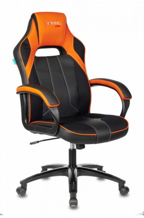 Кресло игровое Бюрократ VIKING 2 AERO ORANGE черный/оранжевый в Стрежевом - strezevoi.ok-mebel.com | фото