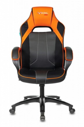 Кресло игровое Бюрократ VIKING 2 AERO ORANGE черный/оранжевый в Стрежевом - strezevoi.ok-mebel.com | фото 2