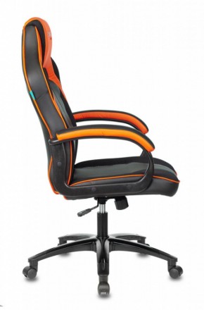 Кресло игровое Бюрократ VIKING 2 AERO ORANGE черный/оранжевый в Стрежевом - strezevoi.ok-mebel.com | фото 3