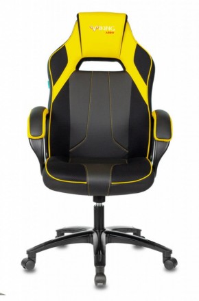 Кресло игровое Бюрократ VIKING 2 AERO YELLOW черный/желтый в Стрежевом - strezevoi.ok-mebel.com | фото 2