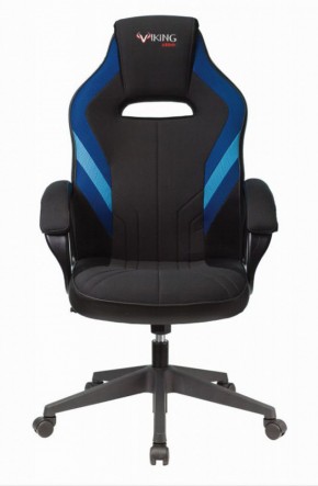 Кресло игровое Бюрократ VIKING 3 AERO BLUE черный/синий в Стрежевом - strezevoi.ok-mebel.com | фото 2