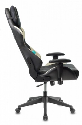 Кресло игровое Бюрократ VIKING 5 AERO WHITE черный/белый в Стрежевом - strezevoi.ok-mebel.com | фото 2