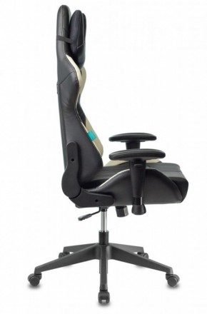 Кресло игровое Бюрократ VIKING 5 AERO WHITE черный/белый в Стрежевом - strezevoi.ok-mebel.com | фото 8