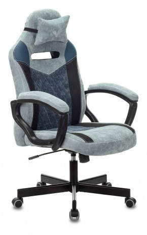 Кресло игровое Бюрократ VIKING 6 KNIGHT BL FABRIC синий в Стрежевом - strezevoi.ok-mebel.com | фото