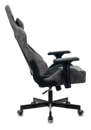 Кресло игровое Бюрократ VIKING 7 KNIGHT B FABRIC черный в Стрежевом - strezevoi.ok-mebel.com | фото 2