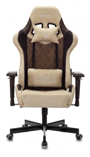 Кресло игровое Бюрократ VIKING 7 KNIGHT BR FABRIC коричневый/бежевый в Стрежевом - strezevoi.ok-mebel.com | фото 3