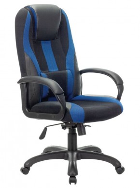 Кресло компьютерное BRABIX PREMIUM "Rapid GM-102" (экокожа/ткань, черное/синее) 532106 в Стрежевом - strezevoi.ok-mebel.com | фото