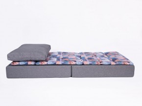 Кресло-кровать бескаркасное Харви (коричневый-геометрия браун) в Стрежевом - strezevoi.ok-mebel.com | фото 3