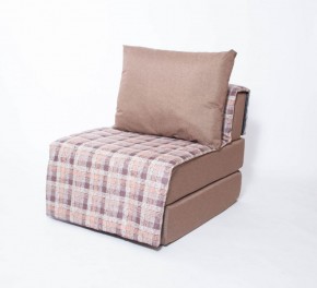 Кресло-кровать бескаркасное Харви (коричневый-квадро беж) в Стрежевом - strezevoi.ok-mebel.com | фото