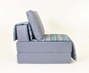 Кресло-кровать бескаркасное Харви (серый-квадро азур) в Стрежевом - strezevoi.ok-mebel.com | фото 2