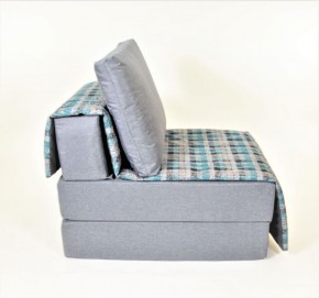 Кресло-кровать бескаркасное Харви (серый-квадро азур) в Стрежевом - strezevoi.ok-mebel.com | фото 3
