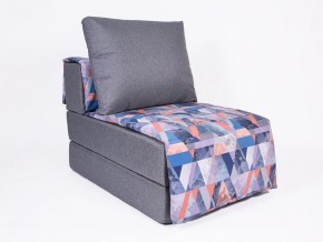 Кресло-кровать бескаркасное Харви (серый-сноу деним) в Стрежевом - strezevoi.ok-mebel.com | фото