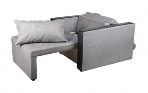 Кресло-кровать Милена с подлокотниками (серый) Велюр в Стрежевом - strezevoi.ok-mebel.com | фото 2