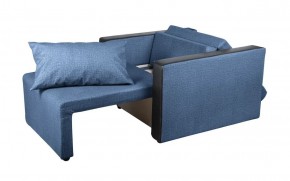 Кресло-кровать Милена с подлокотниками (синий) Велюр в Стрежевом - strezevoi.ok-mebel.com | фото 2