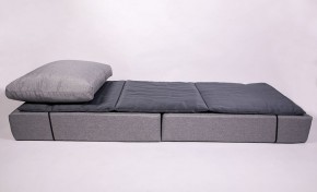 Кресло-кровать-пуф бескаркасное Прайм (мехико серый-графит) в Стрежевом - strezevoi.ok-mebel.com | фото 3