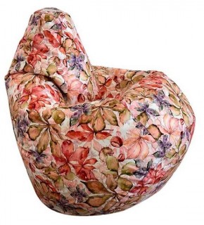 Кресло-мешок Цветы XXL в Стрежевом - strezevoi.ok-mebel.com | фото