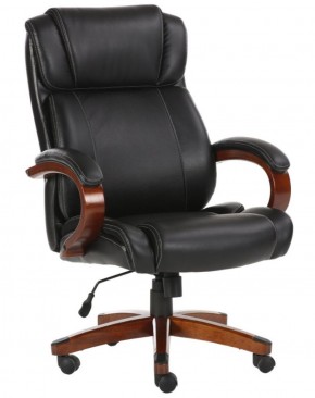 Кресло офисное BRABIX PREMIUM "Magnum EX-701" (дерево, рециклированная кожа, черное) 531827 в Стрежевом - strezevoi.ok-mebel.com | фото 1